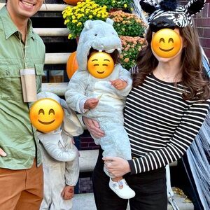 Pottery Barn Hippo costume 12-24 Mon